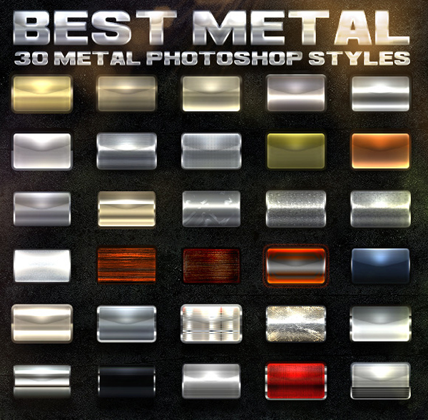 steel style photoshop free download